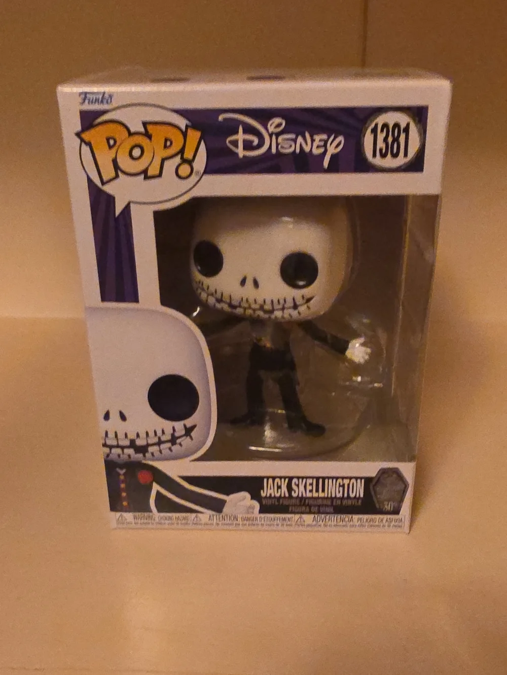 Funko Pop! Disney Jack Skellington Vinyl Figure - White & Black